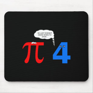 Pi Day Funny Relationship Problems Gift Tee Mouse Mat