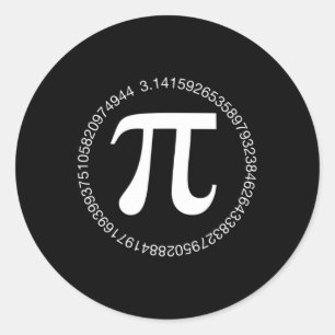 Pi Day Gift For Algebra Teacher Classic Round Sticker