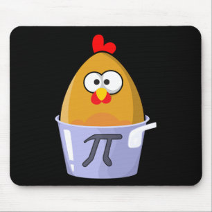 Pi Day Humourous Chicken Pot Pie Math Lover Novelt Mouse Mat