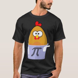 Pi Day Humourous Chicken Pot Pie Math Lover Novelt T-Shirt