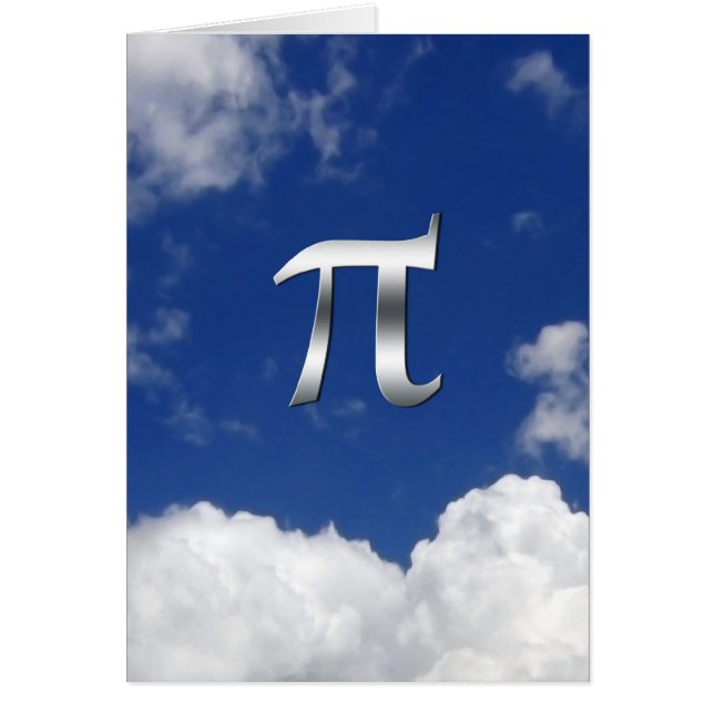 'Pi day humourous in sky (Front)