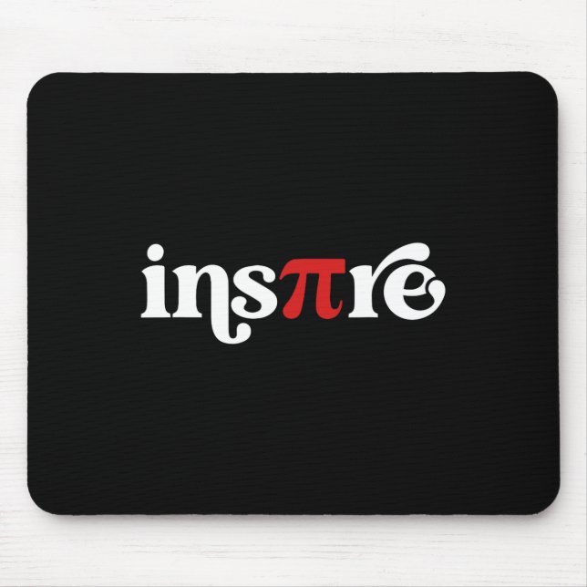 Pi Day Inspire 3.14 Symbol Math Teacher Science Ma Mouse Mat (Front)