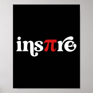 Pi Day Inspire 3.14 Symbol Math Teacher Science Ma Poster