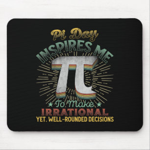 Pi Day Inspires Me To Make Irrational Vintage Sun Mouse Mat