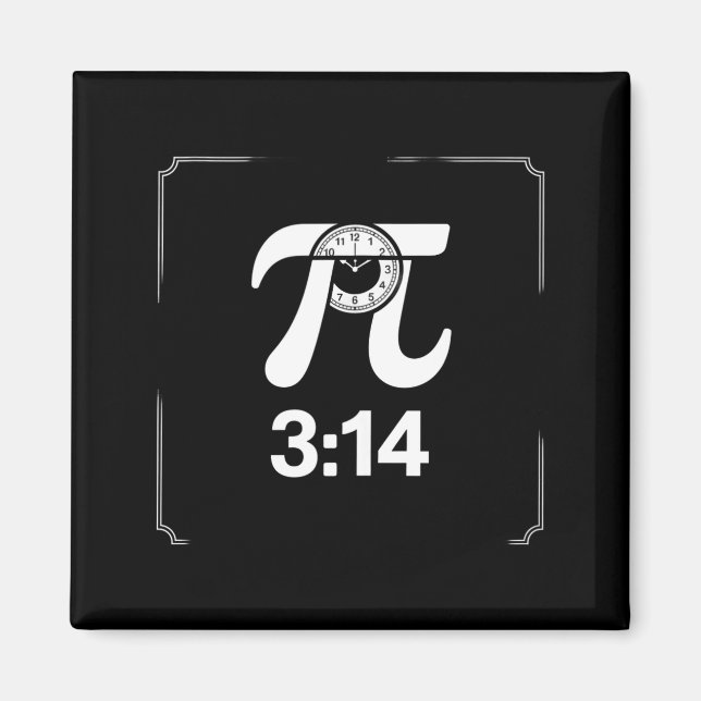 Pi Day March 14 Math Nerd Pie Food Funny Gift Outf Magnet (Front)