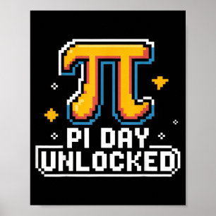 Pi Day March 14 Math Nerd Pie Food Funny Gift Outf Poster