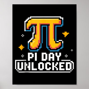 Pi Day March 14 Math Nerd Pie Food Funny Gift Outf Poster