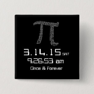 Pi Day March 2015 Custom design Button