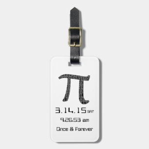 Pi Day March 2015 Custom design Luggage Tag