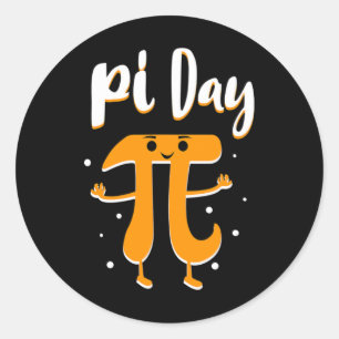 Pi Day Math Algebra Geeks Students Geek Nerd Boys Classic Round Sticker