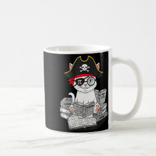 Pi Day Math Cat Nerd Math Pirate Teacher Student A Coffee Mug