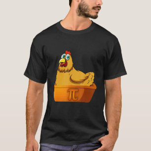 Pi Day Math Chicken Pot Pie Geek Nerd Math Farmer T-Shirt