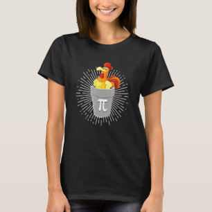 Pi Day Math Chicken Pot Pie Toddler Geek Nerd Boys T-Shirt