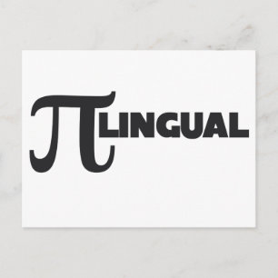 Pi Day Math Geek humour Postcard