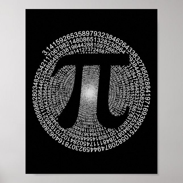 Pi Day Math Geek Teacher 3.14 Pi Day  Poster (Front)