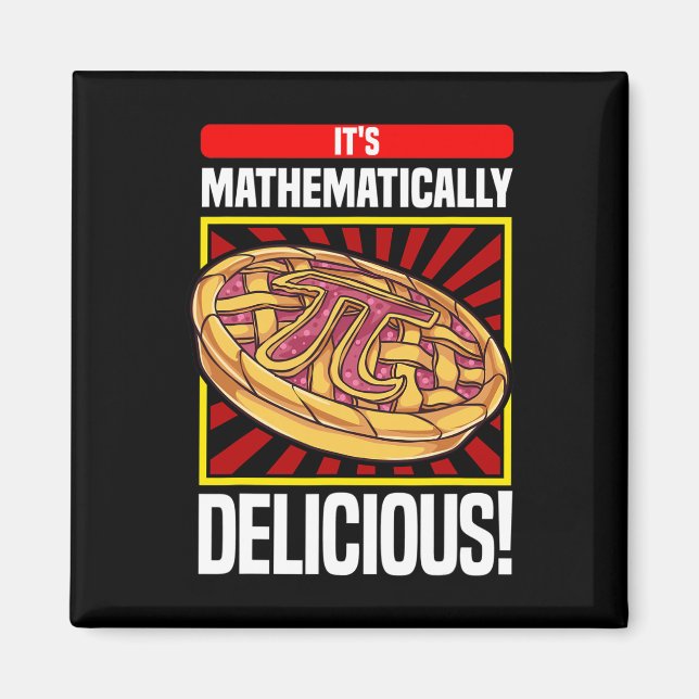 Pi Day Math Lover Apple Pie  Magnet (Front)