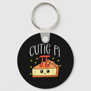 Pi Day Math Lover Student Teacher 3.14 Cutie Pie Key Ring