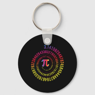 Pi Day Math Nerd Geek 3.1415 Irrational Number Pi Key Ring