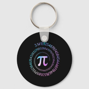 Pi Day Math Nerd Geek 3.1415 Irrational Number Pi Key Ring