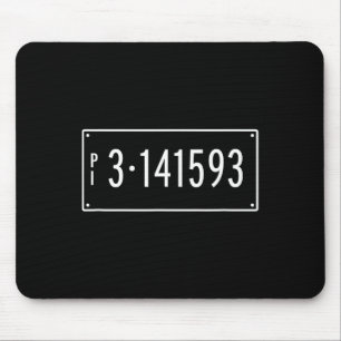 Pi Day Math Number Plate Geometry Trigonometry Mouse Mat