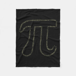 Pi Day Math Pi 3.14 Numbers For Men Women And Yout Fleece Blanket