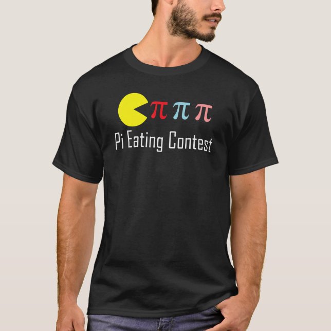 Pi Day Math Science Pi Eating Contest Mix 1 T-Shirt (Front)