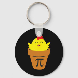Pi Day Math T Shirt Funny Chicken Pot Pie T Shirt Key Ring