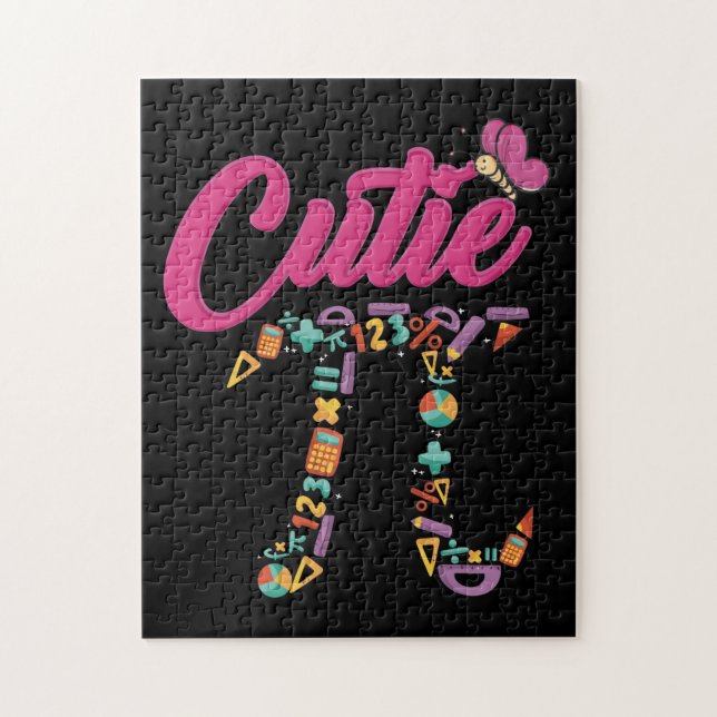 Pi Day Men Toddler Math Teacher Gift Mathematic Jigsaw Puzzle (Vertical)