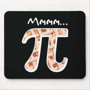 Pi Day Mmm Pi Shirt Funny Mmmm Pi On Pie Mouse Mat