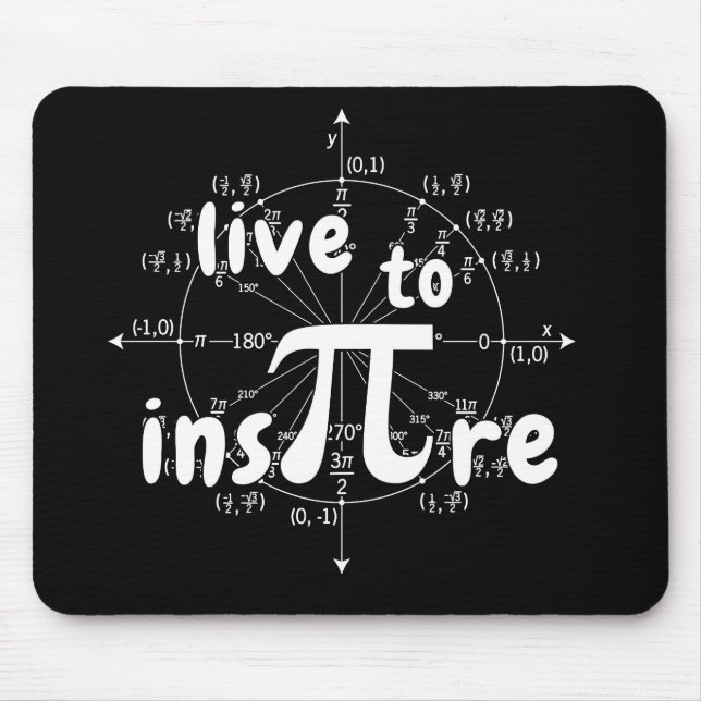 Pi day mouse mat (Front)