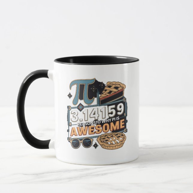 Pi Day Mug (Left)