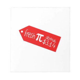 Pi day notepad