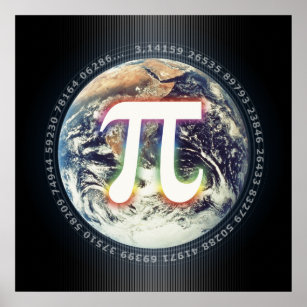 Pi Day on Earth - Math poster