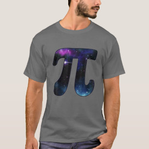 Pi Day Outer Space Galaxy Science Math Equation Te T-Shirt