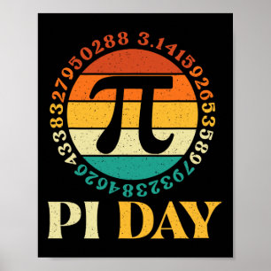 Pi Day - Pi Day Math Lover Pi Symbol Science Poster