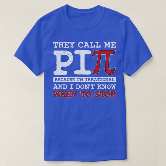 Pi Day Pi Math 3 T-Shirt (Design Front)