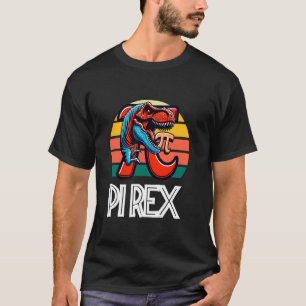 Pi Day Pi Rex Dinosaur T-Shirt