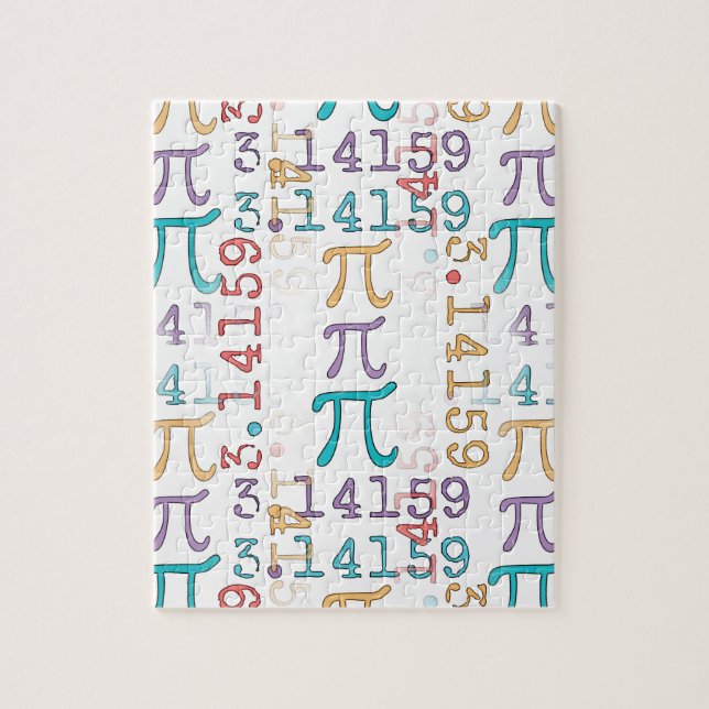 Pi Day Pi Symbols 3.14... Jigsaw Puzzle (Vertical)