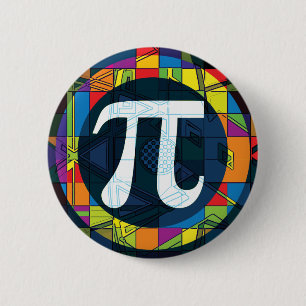 Pi Day Pi Symbols 6 Cm Round Badge