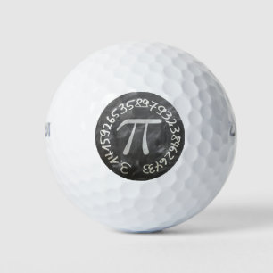 Pi Day PiDay Chalkboard Education Golf Balls