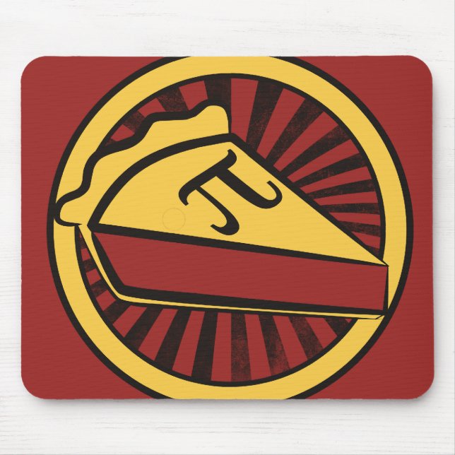 Pi Day Pie Mouse Mat (Front)