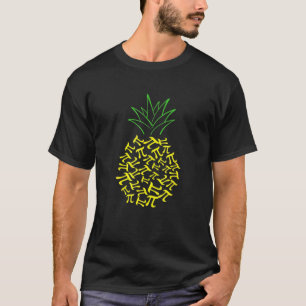 Pi Day Pineapple Math Lover Teacher 3.14 Symbol Ma T-Shirt