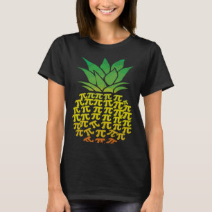 Pi Day Pineapple Math  Teacher 3 14 Symbol Mathema T-Shirt