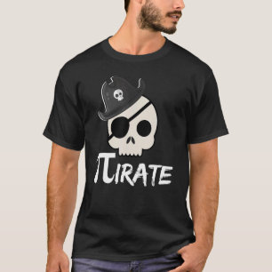 Pi Day Pirate 3 14 Math Geek Cool Pi Teacher Pres T-Shirt