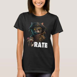 Pi Day Pirate Cat 3 14 Math Science Teacher Pi Rat T-Shirt
