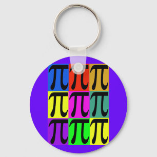 Pi Day POPART gifts Key Ring