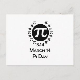 pi day postcard