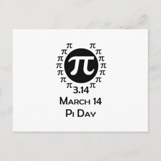 pi day postcard