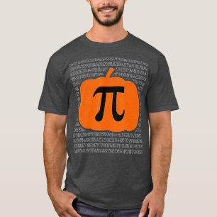 Pi Day Pumpkin Pie Math  Funny Halloween Thanksgiv T-Shirt