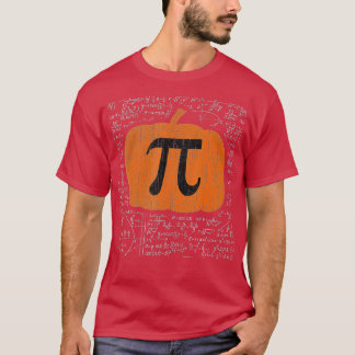 Pi Day Pumpkin Pie Math  Funny Halloween Thanksgiv T-Shirt